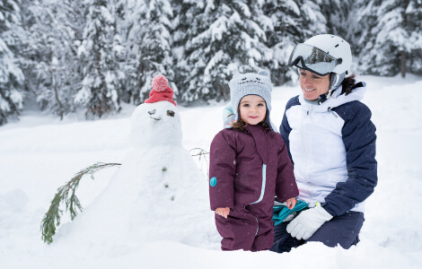 Encuentra diferentes trajes de ski para niños
